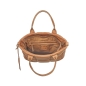 Preview: Innenansicht der geräumigen Viola Tan Tasche mit Fächern
